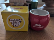 Vintage Retro The Sun Bingo Red Ceramic Coffee Mug 400ml Ball Number 3 