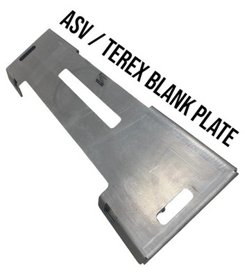 ASV Terex Blank Mount Plate | RC30 RT25 RT40 | USA Made Skid Steer
