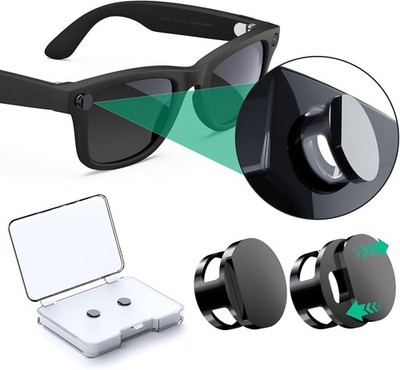 2/4/6 Pcs LED Light Blocker For Ray-Ban Meta Gen 2, Smart Sliding Meta Glasses L