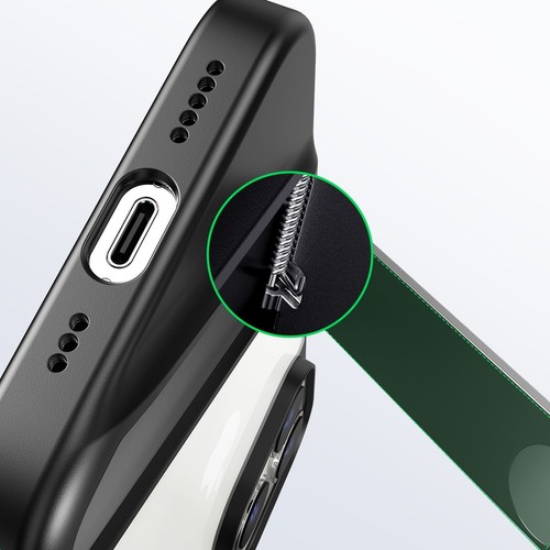 Ugreen LP635 Kickstand Protective Case sztywne etui z żelową ramką i wbudowaną p - Zdjęcie 7 z 12