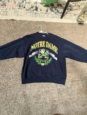 Vintage Notre Dame Fighting Irish Champknit Hanes Crewneck Size XL Made In USA