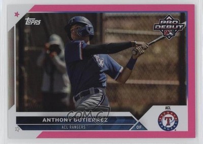 2023 Topps Pro Debut Fuchsia Foil 103/199 Anthony Gutierrez #PD-167 y0i