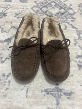Ugg women moccasin slippers size 8 brown