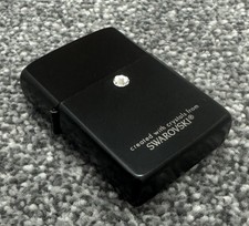 Swarovski Crystal Windproof Lighter - Matt Black