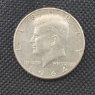 1964 50 Cent Kennedy Half Dollars 90% Silver