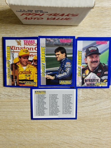 1994 Traks Auto Value 50 Card Set in box. Near mint!! - Picture 2 of 2