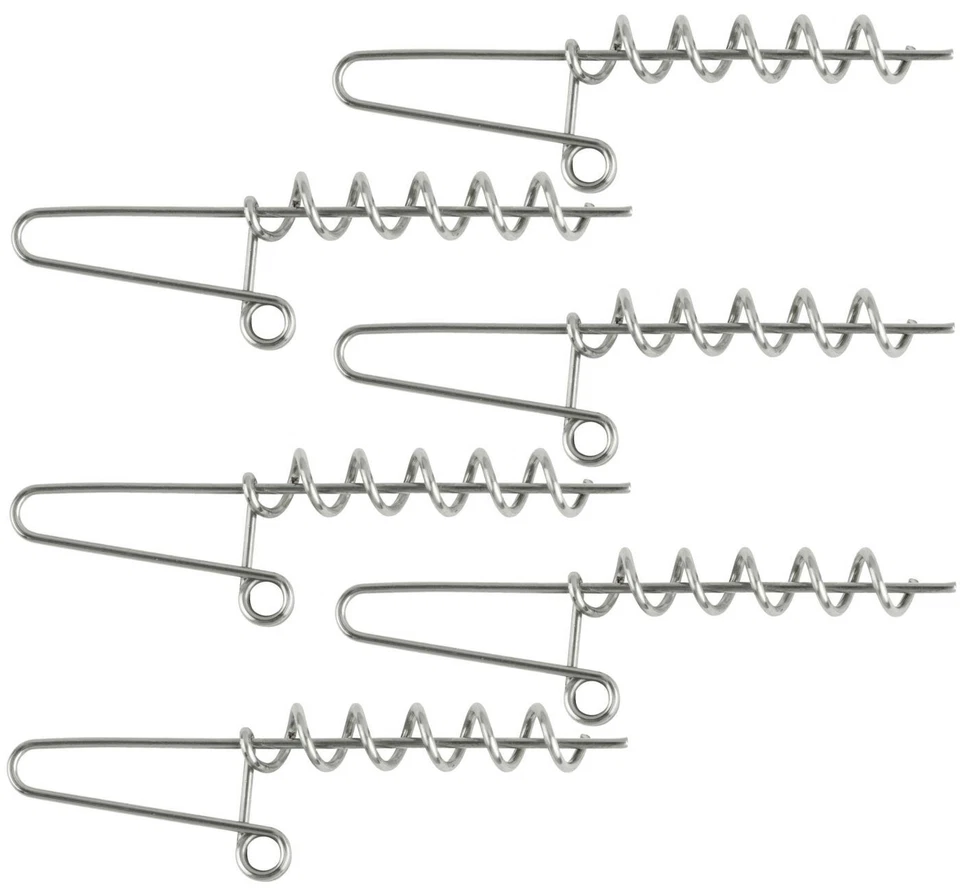 Spro Softbait Spiral 54mm - 6 Schraubköpfe für Gummifische, Schraubspiralen