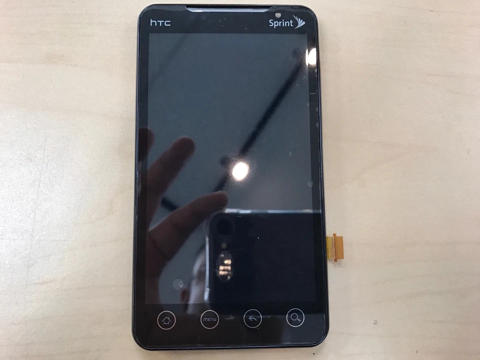 HTC EVO 4G Sprint OEM Touch Screen Digitizer & LCD /w Frame Small Flex - Image 4 of 4