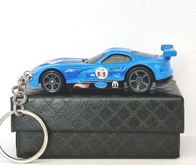 HOT WHEELS 2021 DODGE SRT VIPER GTS R SCHLÜSSELANHÄNGER GESCHENKPAKET KOSTENLOSER VERSAND 