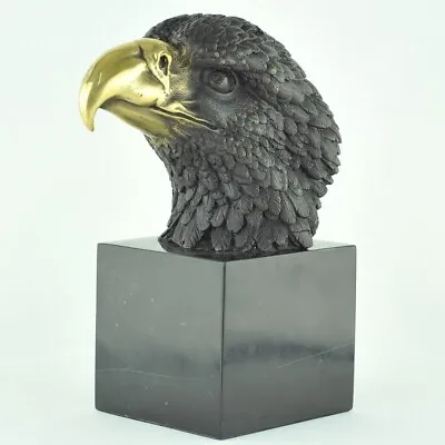 Comprar Estatua Águila Pájaro Fauna Art Deco Estilo Art Nouveau Estilo Bronce Firmado