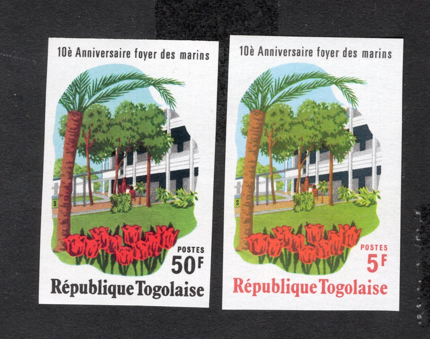 Togo 1976 stamps Mi#1160B-1161B START8%ONLY MNH CV=48$