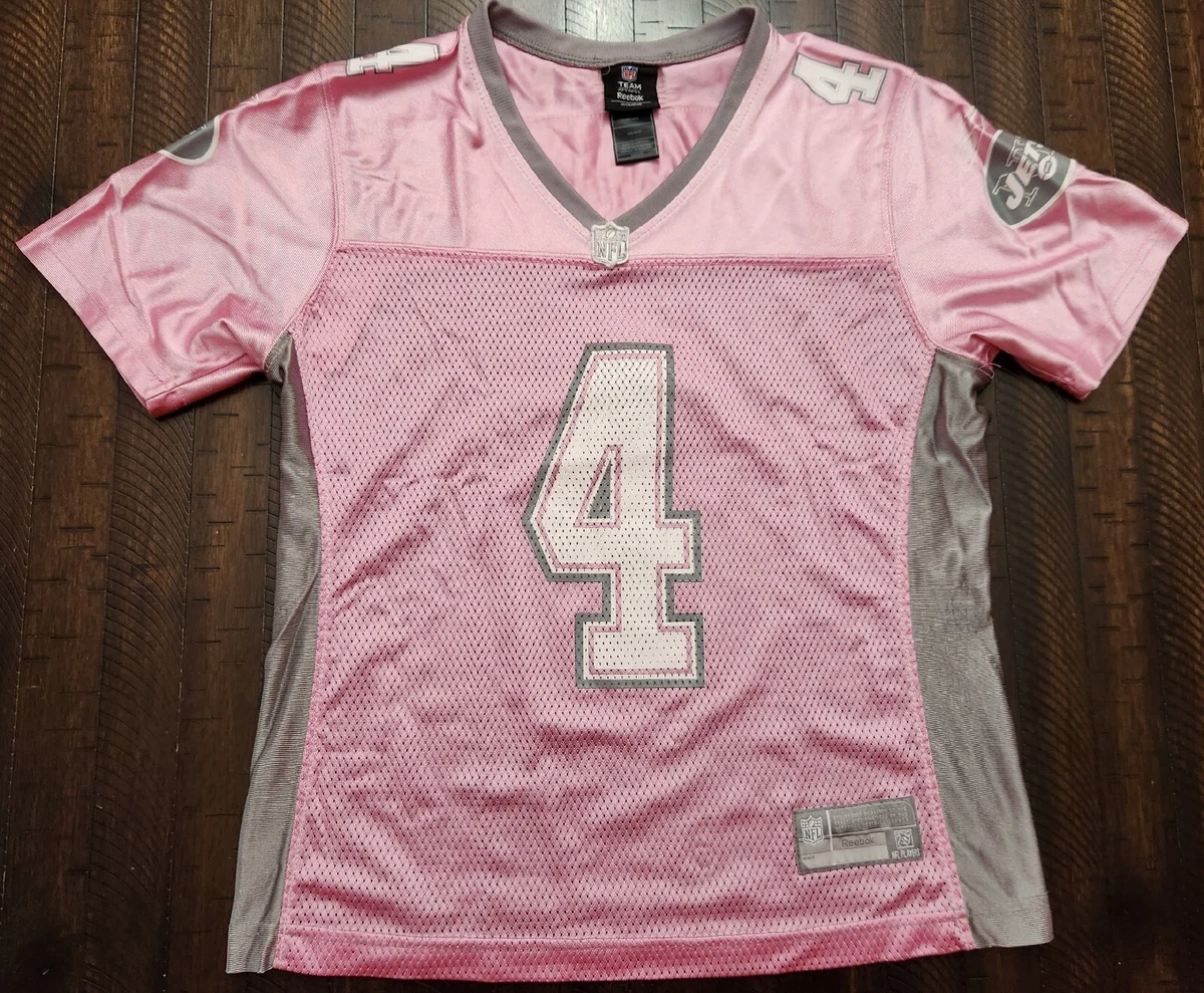 Reebok New York Jets Brett Favre Jersey Womens Medium Pink eBay
