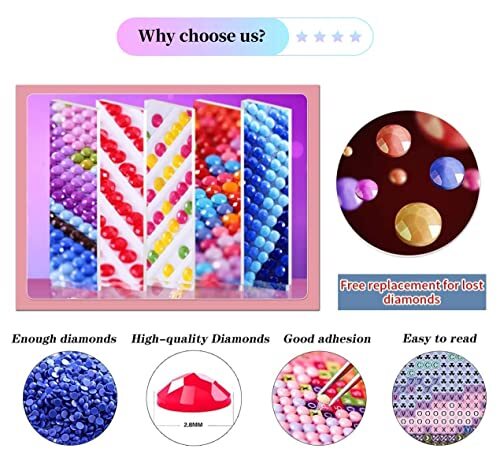 5D Diamond Art Painting by Number Kits 4th of July Full Drill Patriotic - Bild 5 von 7