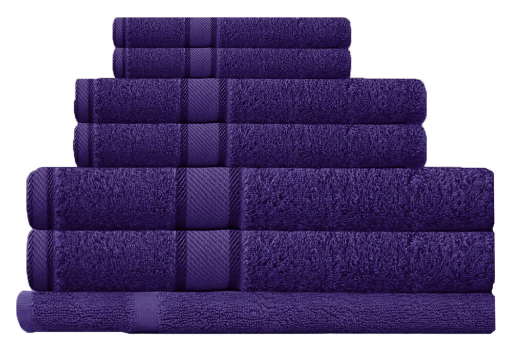 Purple bath towels outlet