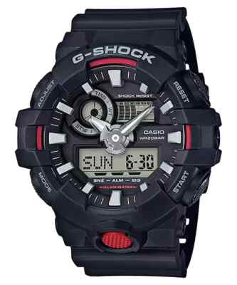 Casio Men's G-Shock Analog & Digital Black Quartz Watch - GA-700