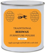 Image of Cambridge Traditional Beeswax Wooden Furniture Polish Cream Brown / Dark 1.8kg