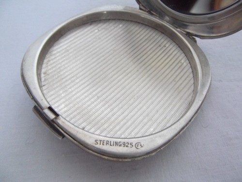 DEKORATIVE ALTE PUDERDOSE AUS 925er SILBER #9862 - Bild 8 von 8