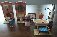 playmobil vintage bathroom