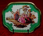 VINTAGE Miniature Metal Elite TRAY Victorian Versailles Made in England 1970's — photo 1