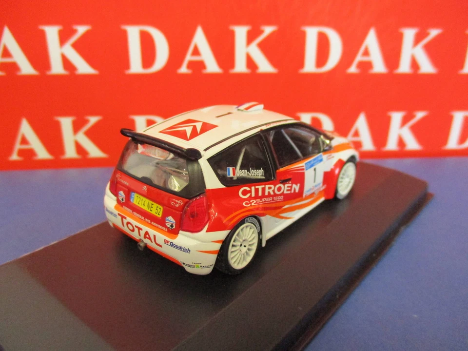Die cast 1/43 Modellino Auto Citroen C2 S1600 Rally Antibes 2007 - Immagine 3 di 4