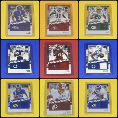 2020 Panini Donruss Football - ROOKIE PHENOMS JERSEYS - Pick A Card - RC  