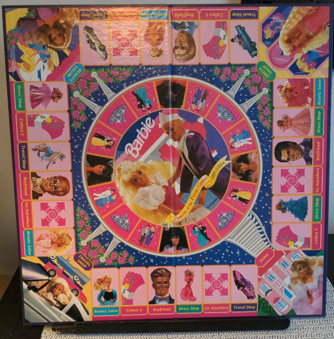 Board Game Replacement Pieces: The Barbie Game Queen of the Prom