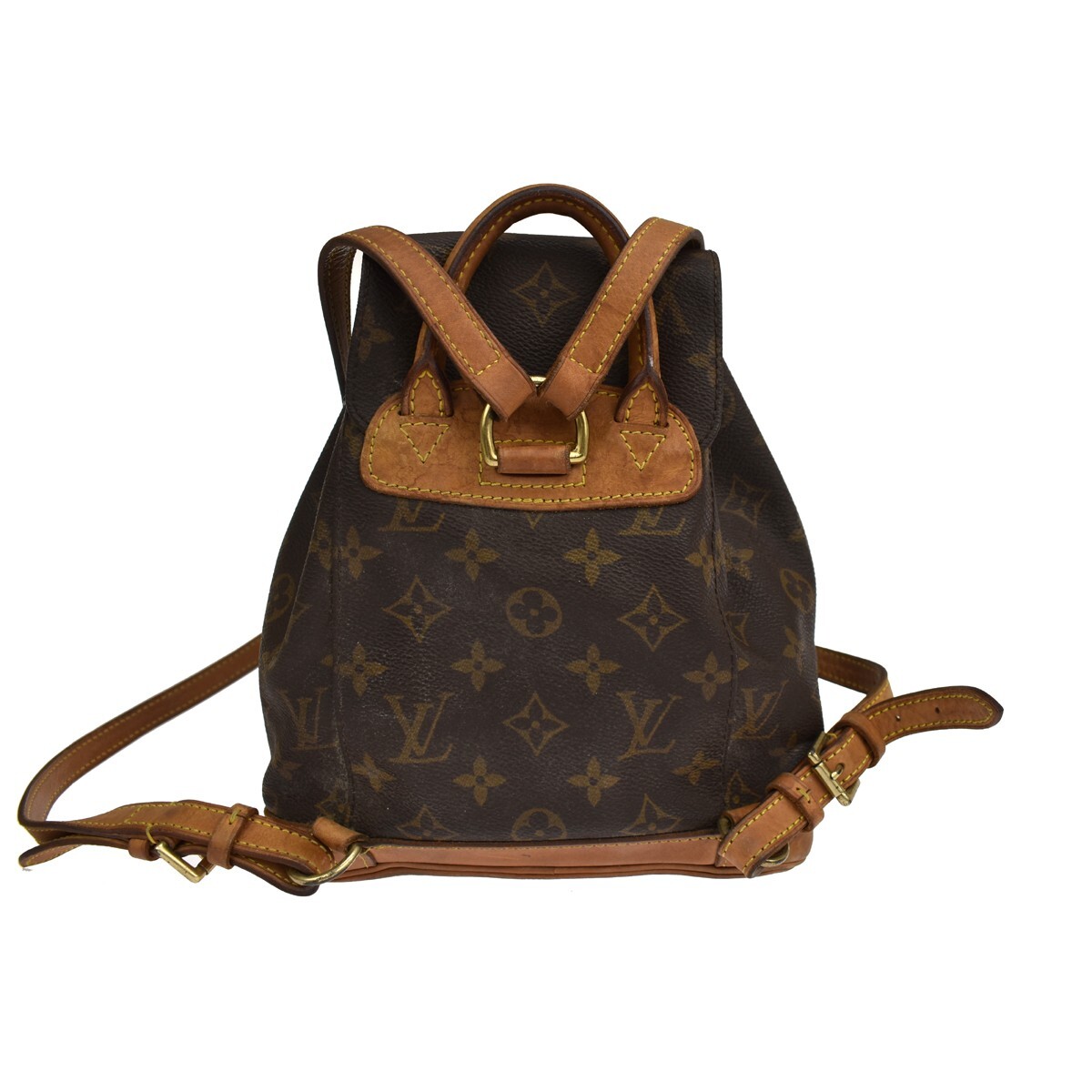 Louis Vuitton Vintage - Monogram Mini Montsouris Backpack - Brown - Canvas  and Leather Backpack - Luxury High Quality - Avvenice