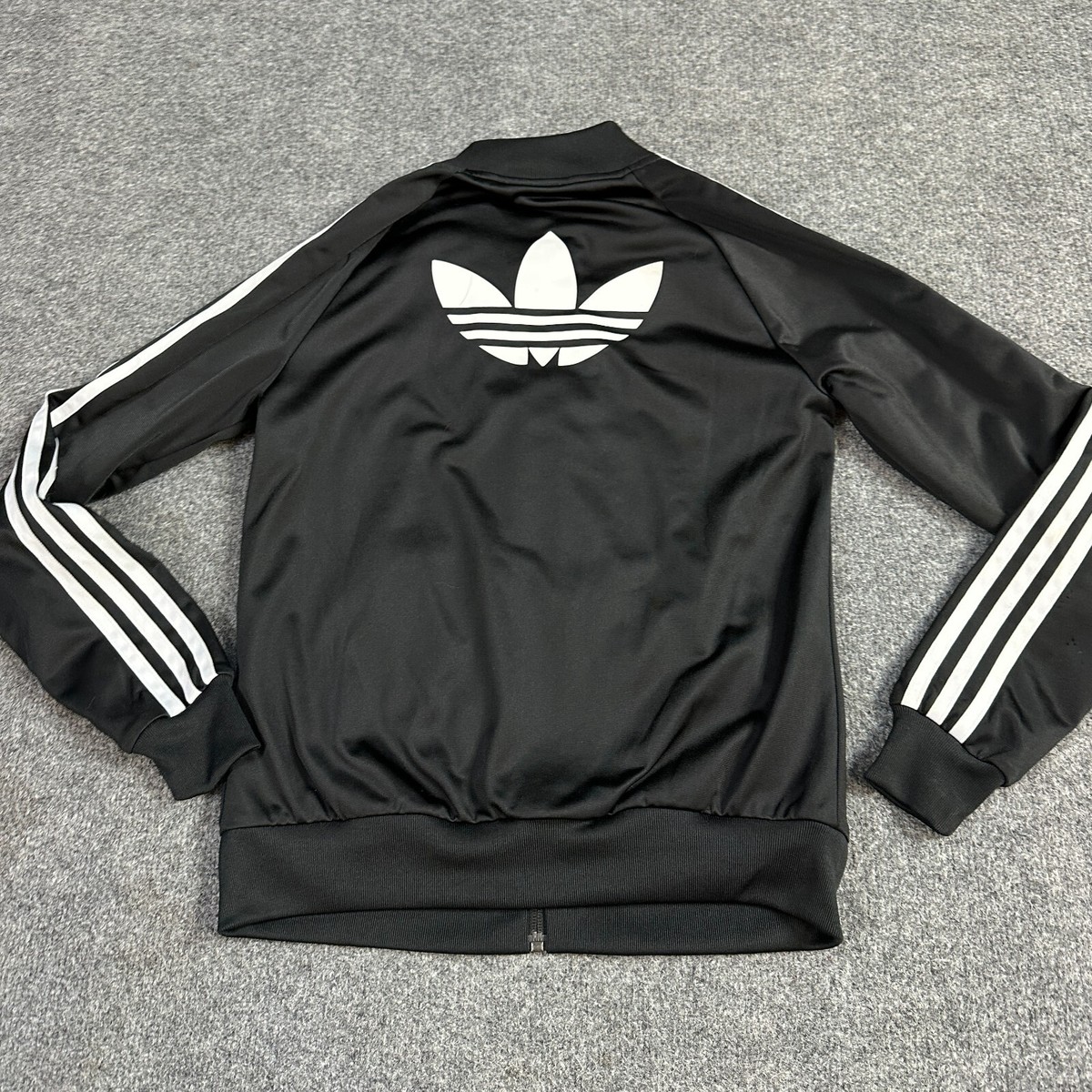 womens adidas jacket with logo on back