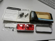 NOS Drag Specialties Dual Baron Marker Lights Fits: Harley Davidson 280151