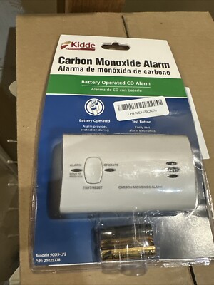 Kidde 9CO5-LP2 Battery Powered Carbon Monoxide Alarm New