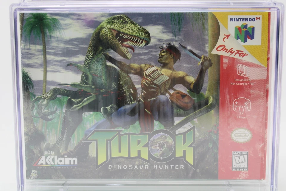 Turok: Dinosaur Hunter Nintendo 64 N64 CIB CGC Graded 9.6 w/ 9.9 Manual! - Image 2 of 4