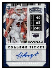 HARRISON BRYANT 2020 CONTENDERS DP BUILDING BLOCKS AUTOGRAPH /10