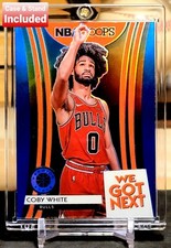 2019-20 Coby White NBA Hoops Premium Stock Rookie We Got Next Blue Prizm Bulls💥