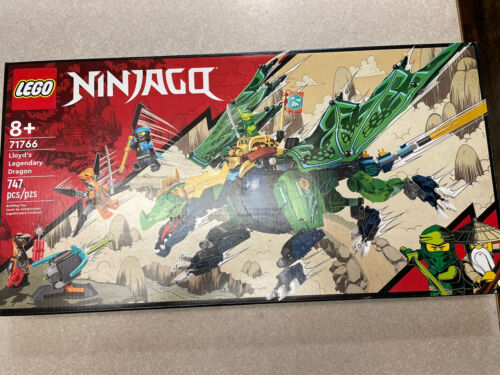 LEGO NINJAGO Lloyd's Legendary Dragon Toy, 71766 Set with Snake