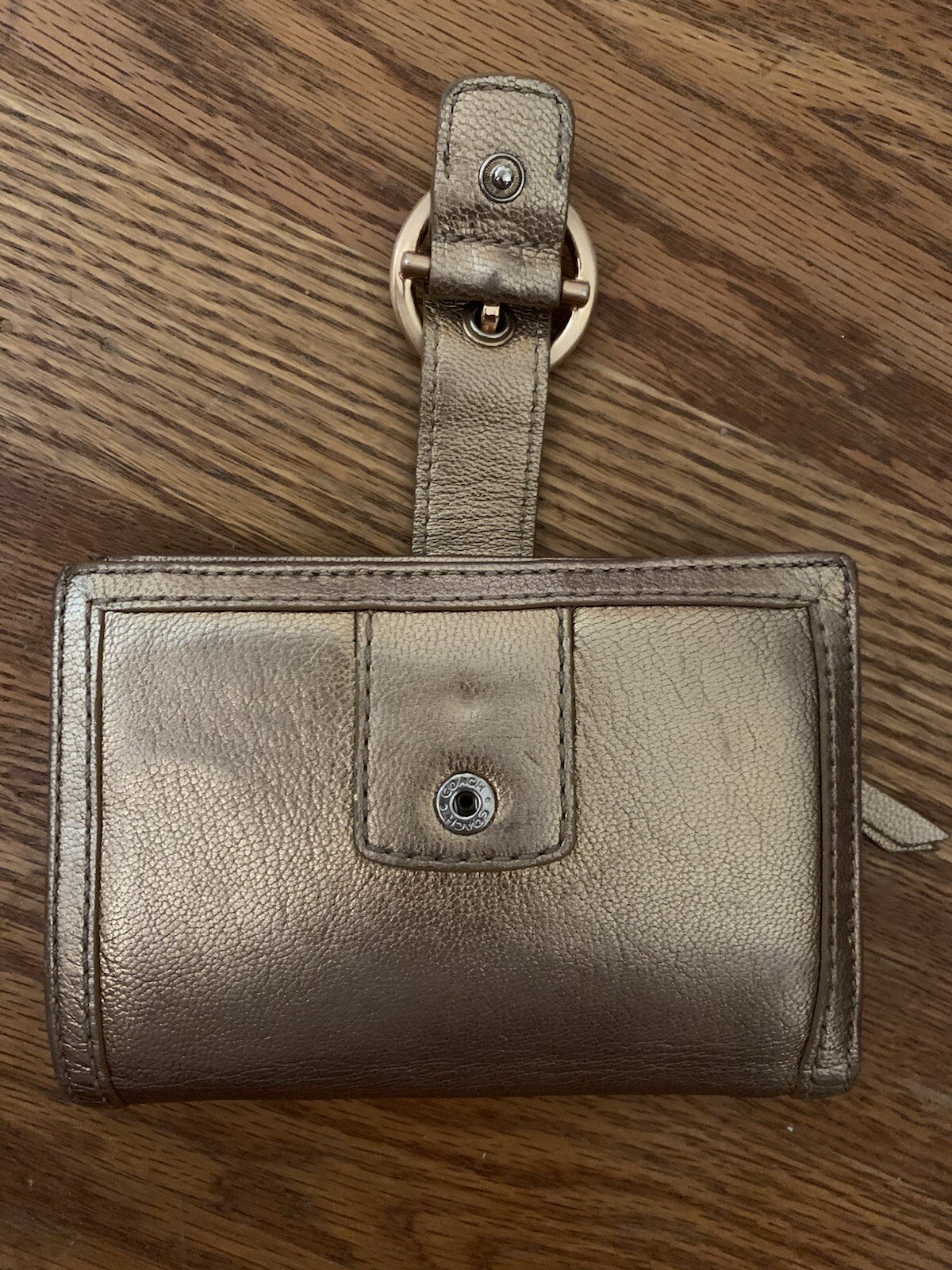 Coach Gold Wallet Gem