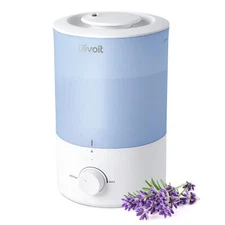 LEVOIT Dual 150 Humidifiers for Bedroom Large Room, 3L Cool Mist Top Fill Ess...