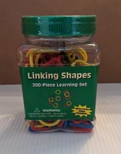 EU867480 - Linking Shapes, by Eureka - 200-Piece Learning Set - For Ages 3+