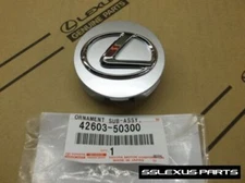 Lexus RX350 (2010-2018) (NAP) OEM LIGHT SILVER/GRAY CENTER CAP (x1) 42603-50300