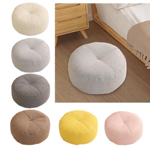 Round Floor Pillow Thick Seat Cushion for Adults Kids Yoga Sofa Bed Bedroom - Picture 1 of 44