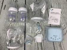 Electric Double Breast Pump Auto Night Light Strong Suction Quiet Rechargeable