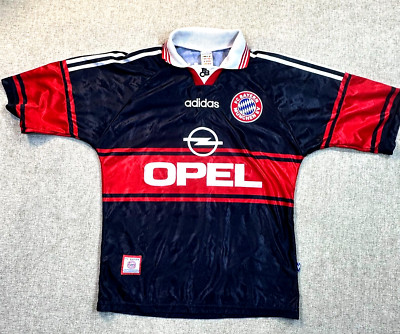 FC Bayern Munich Home Retro Jersey 1997-99 Ruggiero Rizzitelli #20 Adidas Small