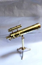 Telescope Brass With Tripod Stand Shinny Brass Marine Maritime Telescope 