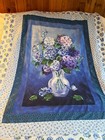 Quilt top: Handmade Quilt Top -Rhapsody In Blue -Variety of Blues/ Purp 48" x64" — photo 5