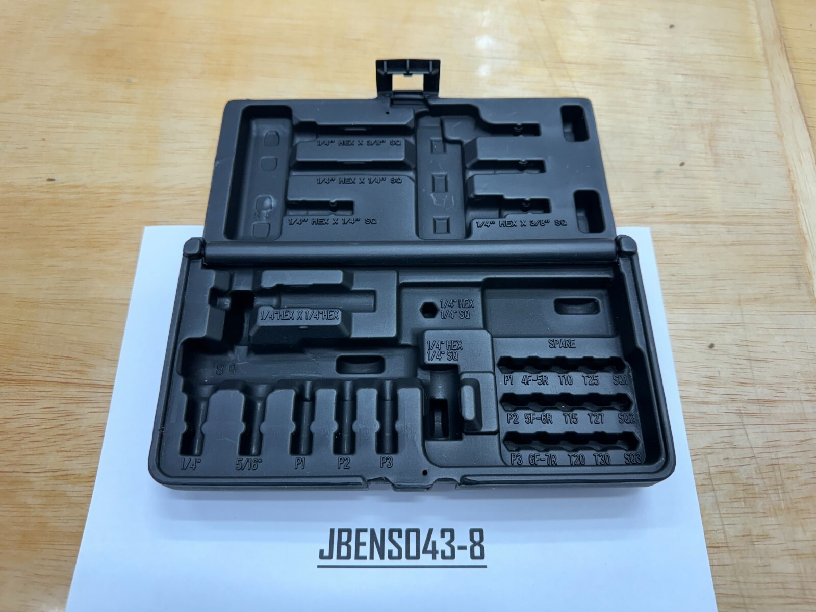 Snapon Tools NEW BLACK Storage Case Only For 27pc Extension & Bit Set