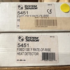 SYSTEM SENSOR 5451  RATE-OF-RISE HEAT DETECTOR