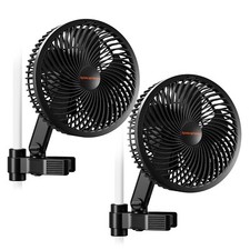 2PZ Spider Farmer 6" Tenda da Coltivazione Clip Ventilatore Oscillazione Auto Controllo APP Motore EC