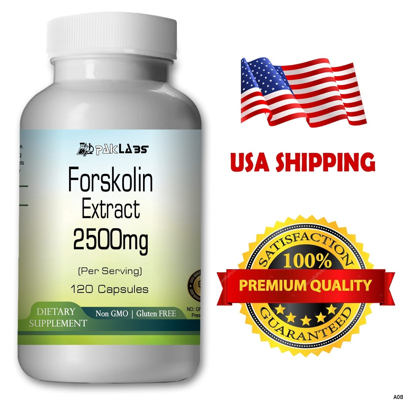 Forskolin Extract 120 Capsules 2500mg POWERFUL Weight Loss Fat Burner Quality Gu