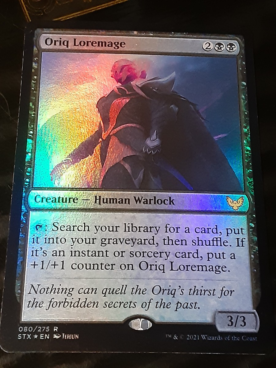 Oriq Loremage FOIL , Strixhaven School of M , Near Mint,MTG, FREE