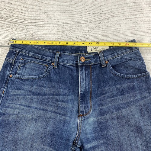 Earl Jean Bootcut Jeans Women Size 35 Dark Blue High Rise Casual Denim Pants - Picture 9 of 15