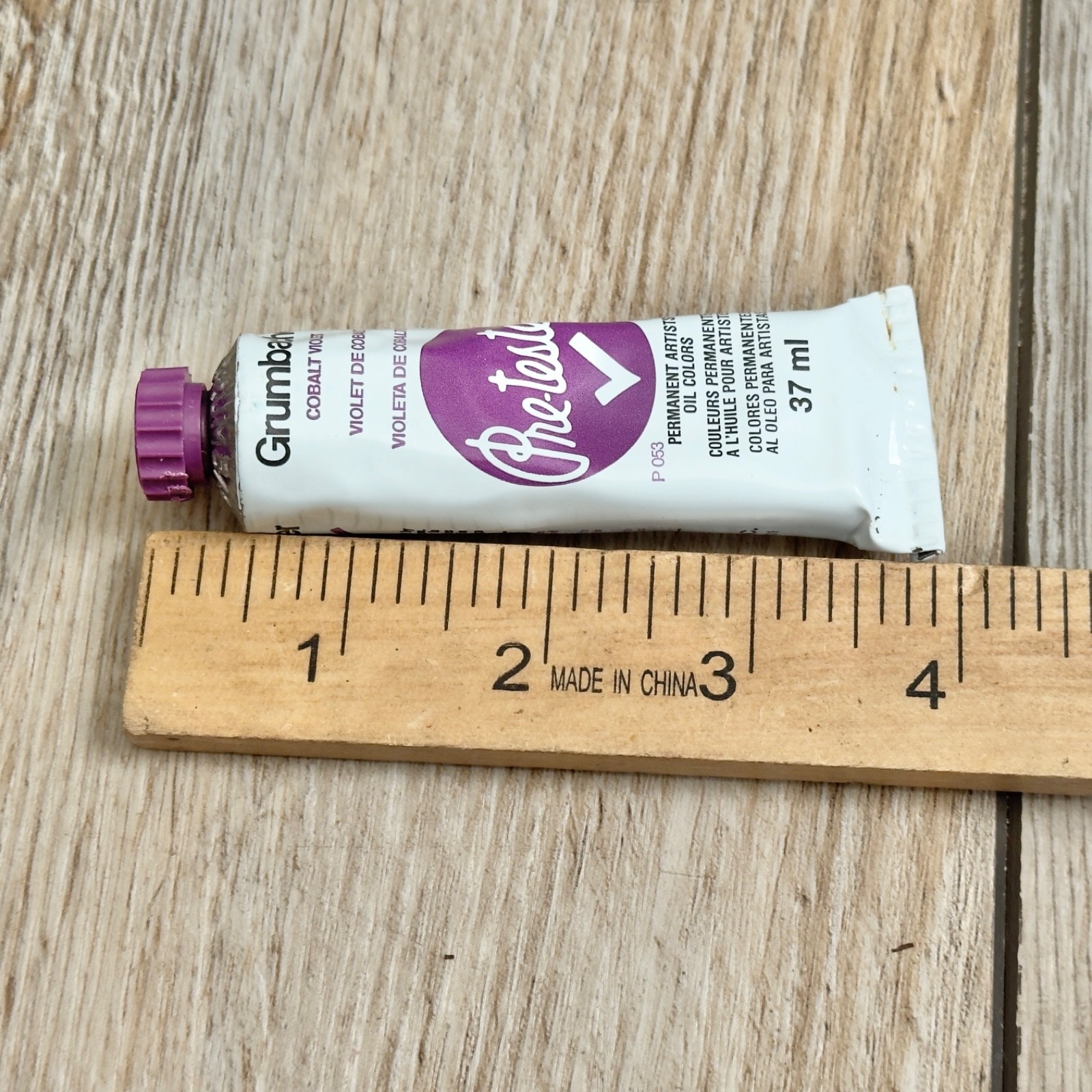 Grumbacher Pre-Tested Artists Oil Color Cobalt Violet 37ml Unused Read